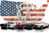 Mustang mieten Logo FAQ Footer
